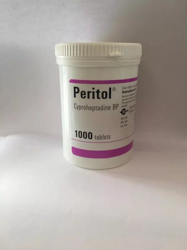 Jamaican Peritol Pills bottle